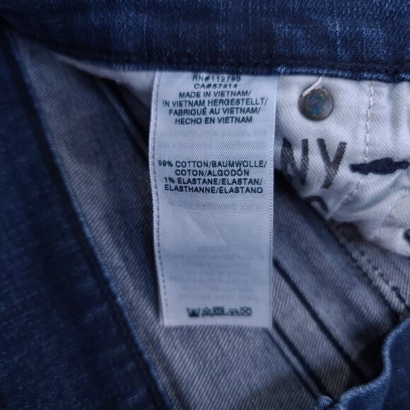 True Religion Jeans Mens 31x34 Blue Geno Relaxed Slim Fit Flap Denim Mid Rise - Picture 9 of 10